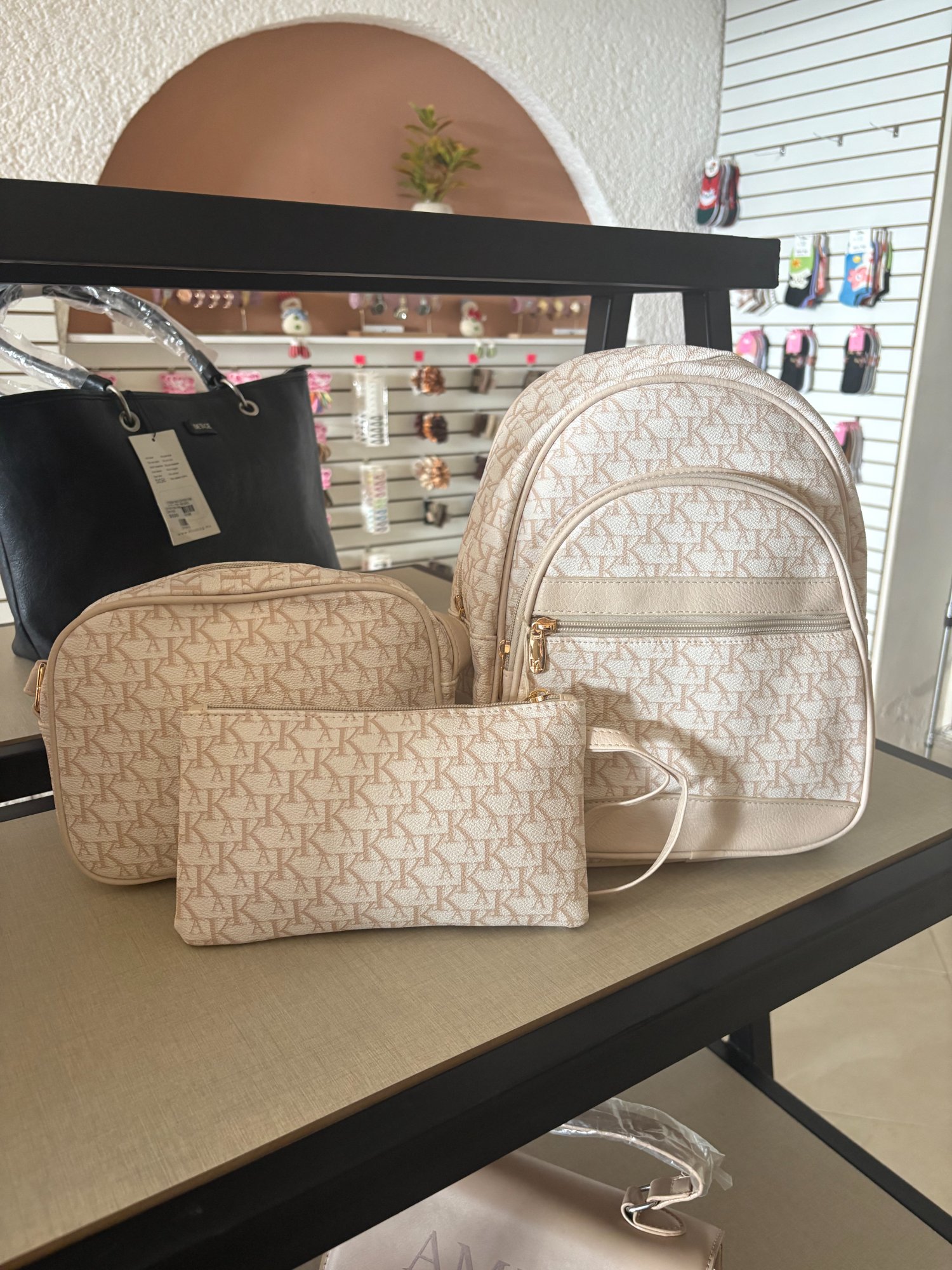 Set de bolsas monograma