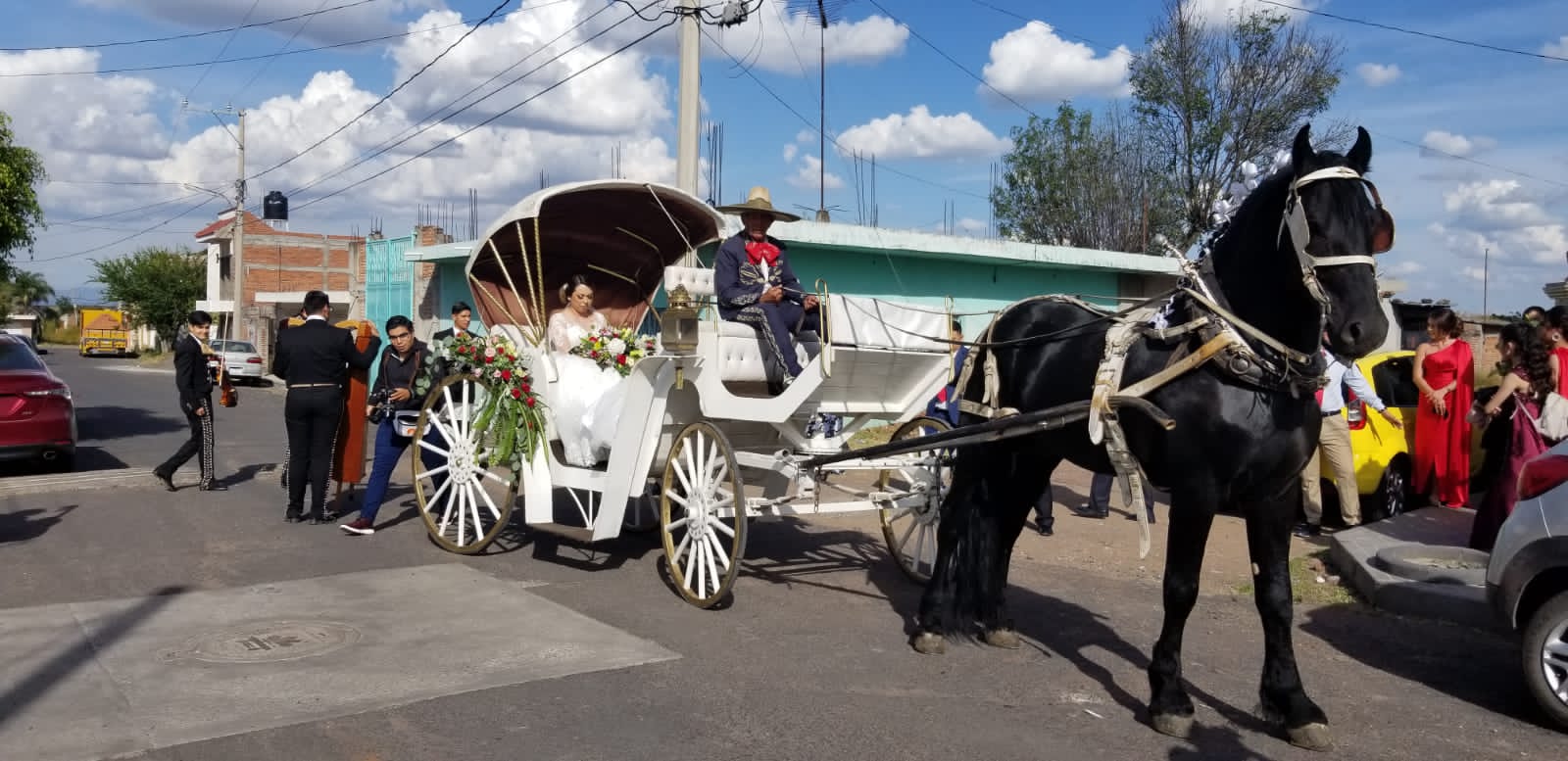 Carreta en glorieta de Puruándiro